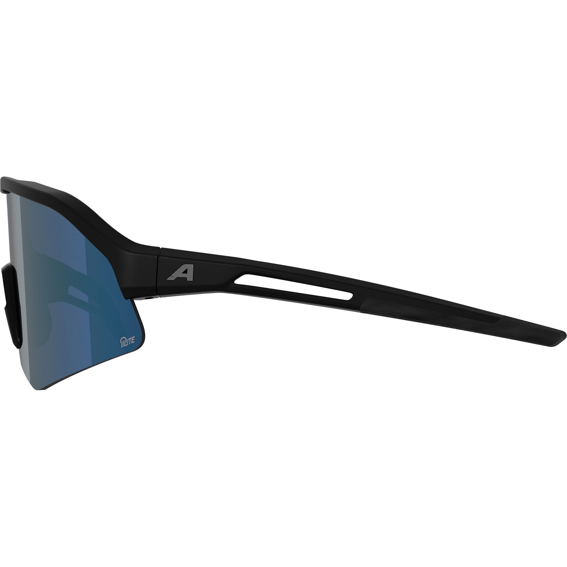 Alpina sports sportbril sonic hr m q-lite blauwe lens mat zwart