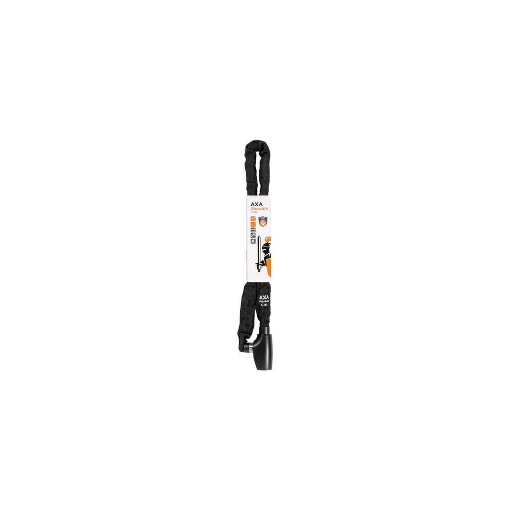 Axa slot ketting absolute 5-90 zwart safety index 7