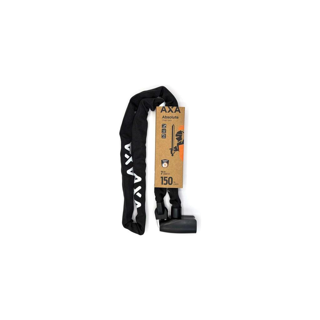 AXA Kettenschloss Absolute 7-150 150cm 7mm schwarz