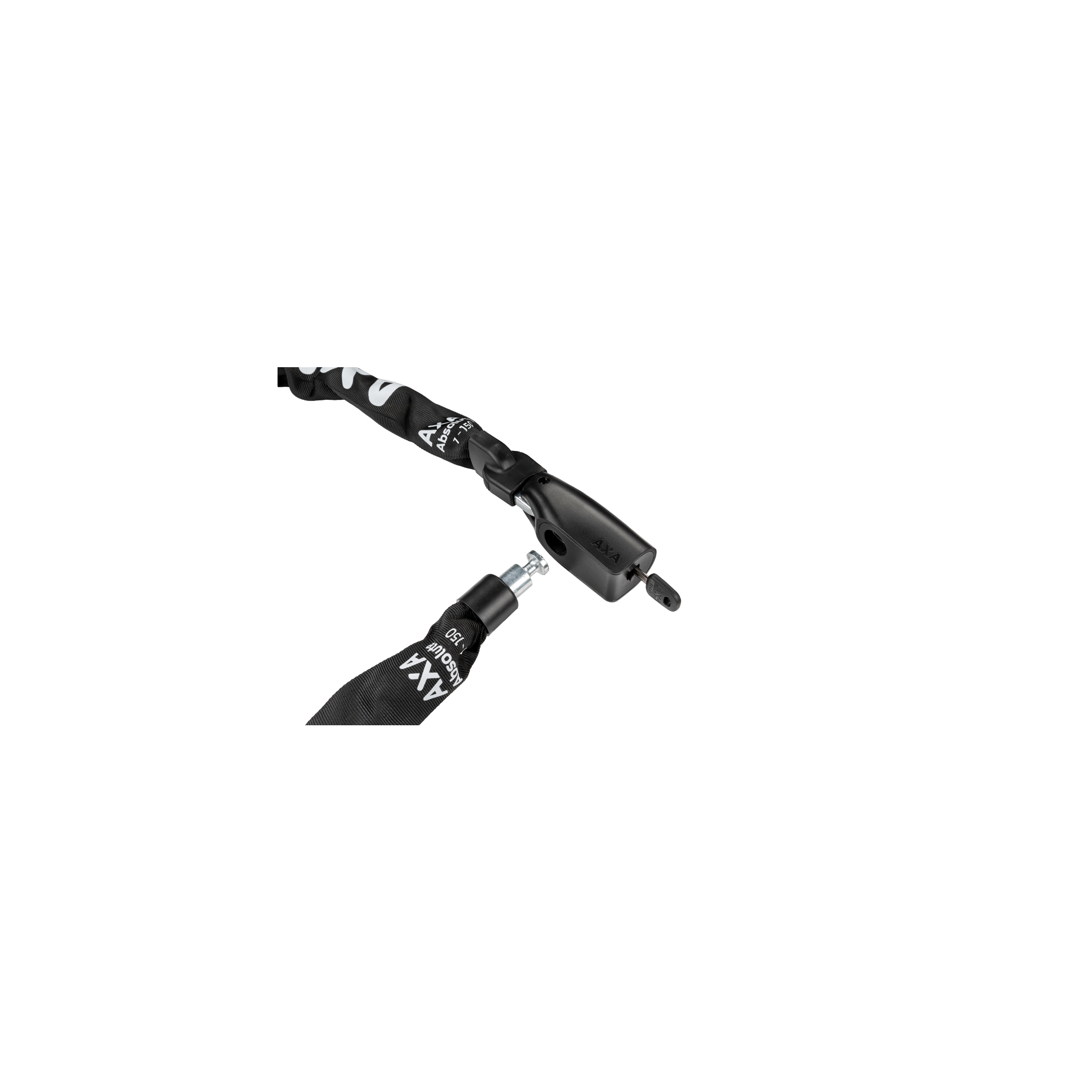 AXA Kettenschloss Absolute 7-150 150cm 7mm schwarz