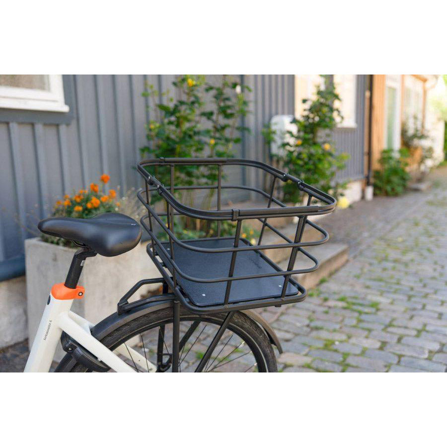 AtranVelo Korb Perro Large AVS+ 48l Alu matt schwarz