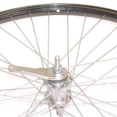 Hinterrad 28-11 2 635 RN Shimano schwarz mit Paspelierung