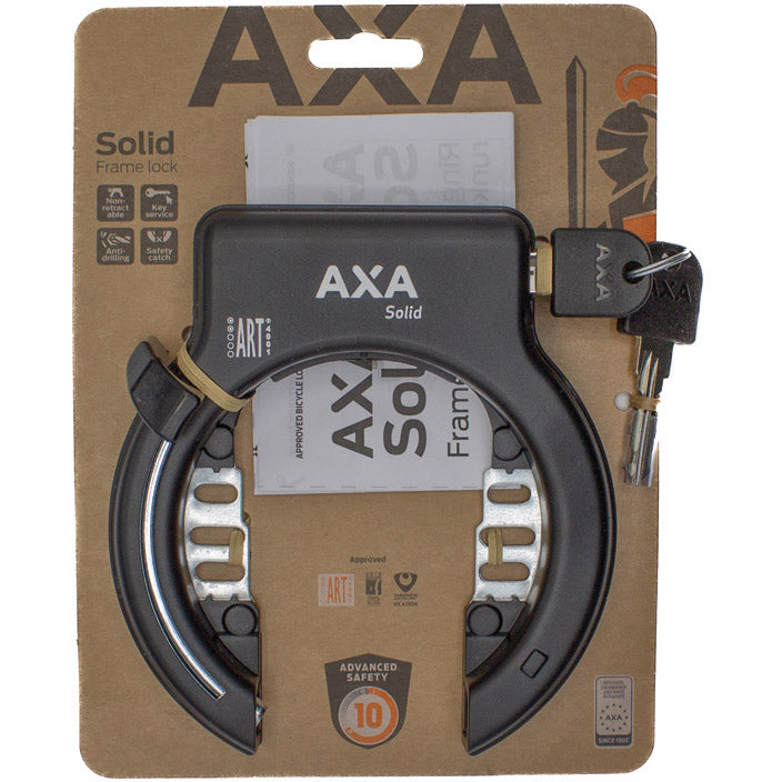 Axa Ring Lock Spritzschutz, massiv schwarz, 71 mm, Sicherheitsindex 10, Art. 2** auf Karte