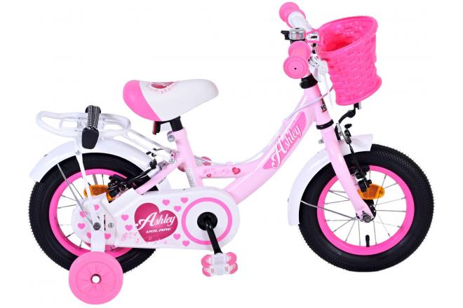 Volare Ashley Kinderfahrrad – Mädchen – 12 Zoll – Rot/Pink