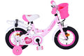 Volare Ashley Kinderfahrrad – Mädchen – 12 Zoll – Rot/Pink