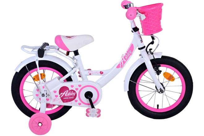 Volare Ashley Kinderfahrrad – Mädchen – 14 Zoll – Weiß