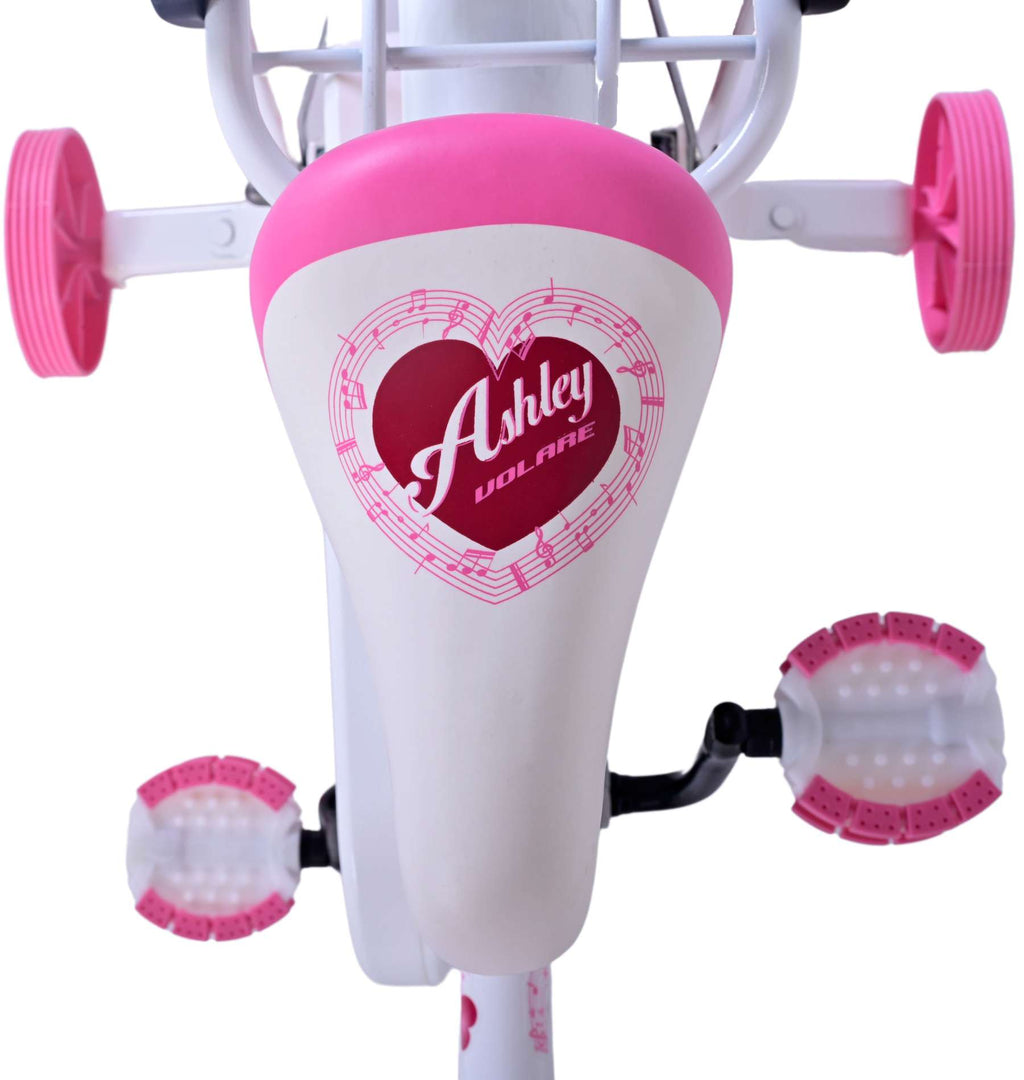 Volare Ashley Kinderfahrrad – Mädchen – 14 Zoll – Weiß