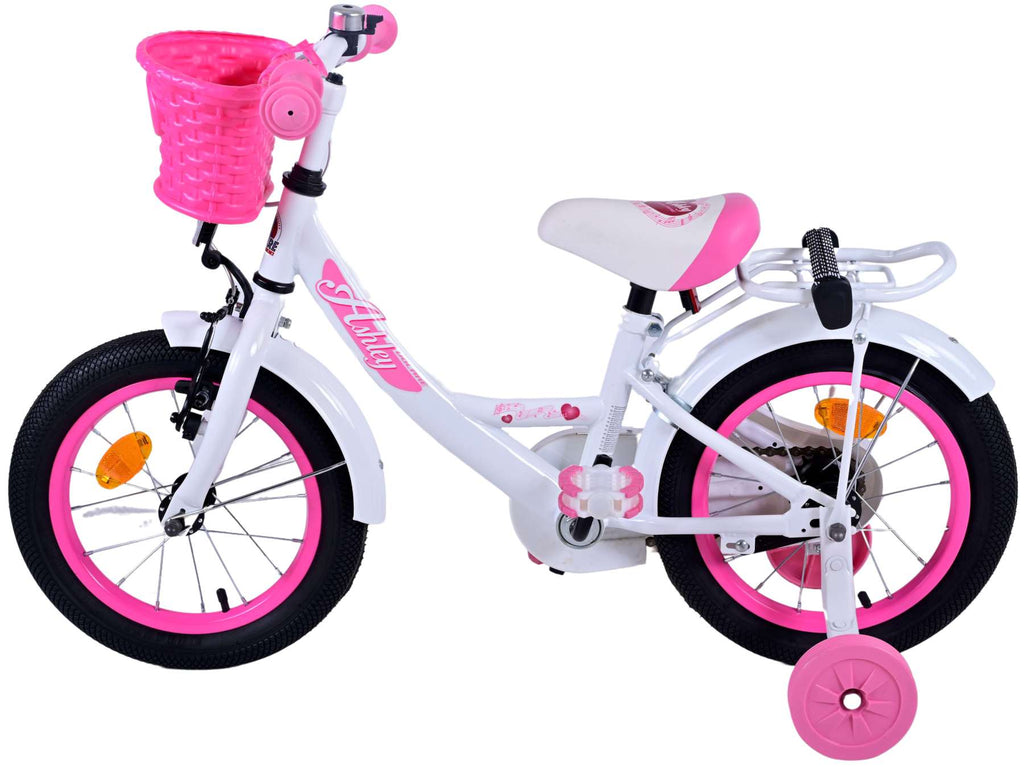 Volare Ashley Kinderfahrrad – Mädchen – 14 Zoll – Weiß
