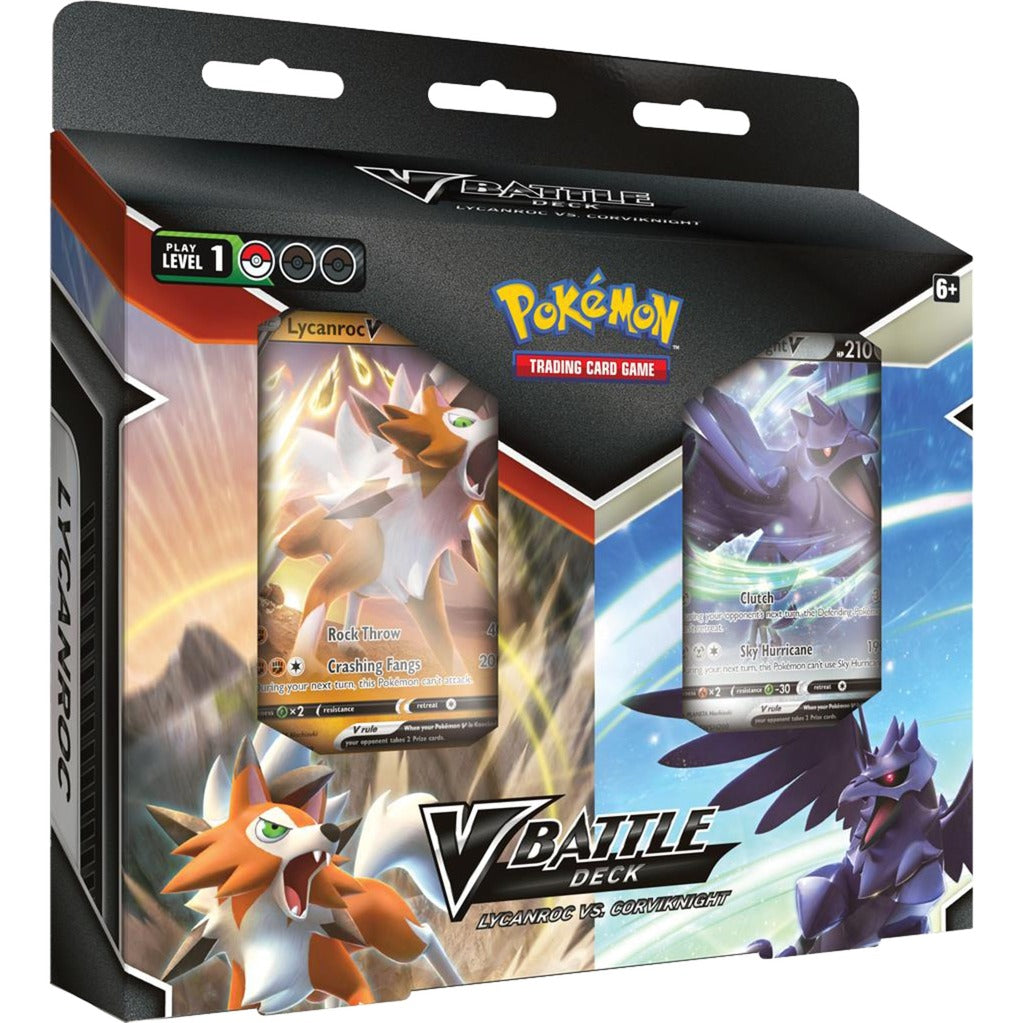 Asmodee TCG: V Kampfdeck: Lycanroc & Corviknight
