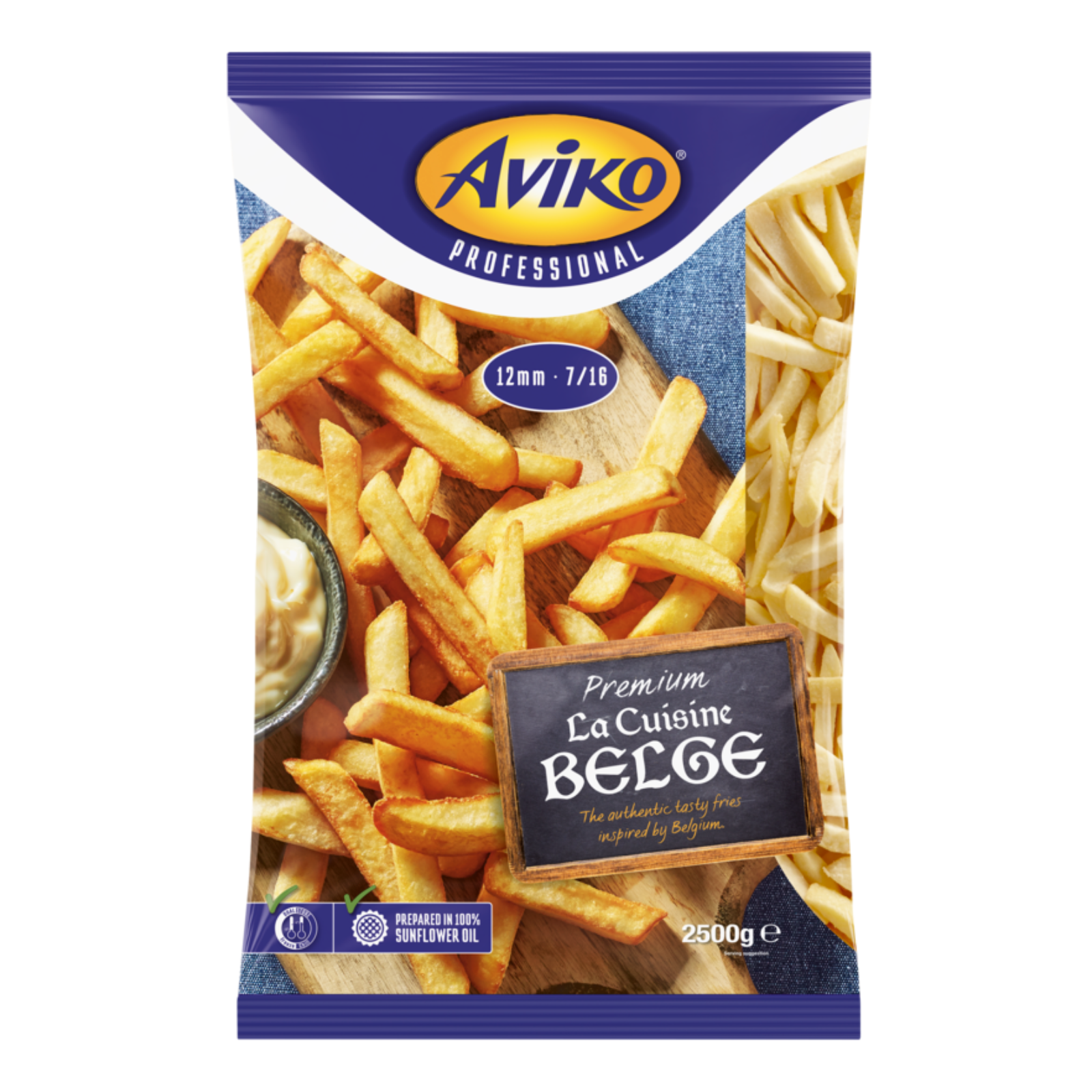 Aviko la cuisine belge frites 2.5 kg - 12 mm