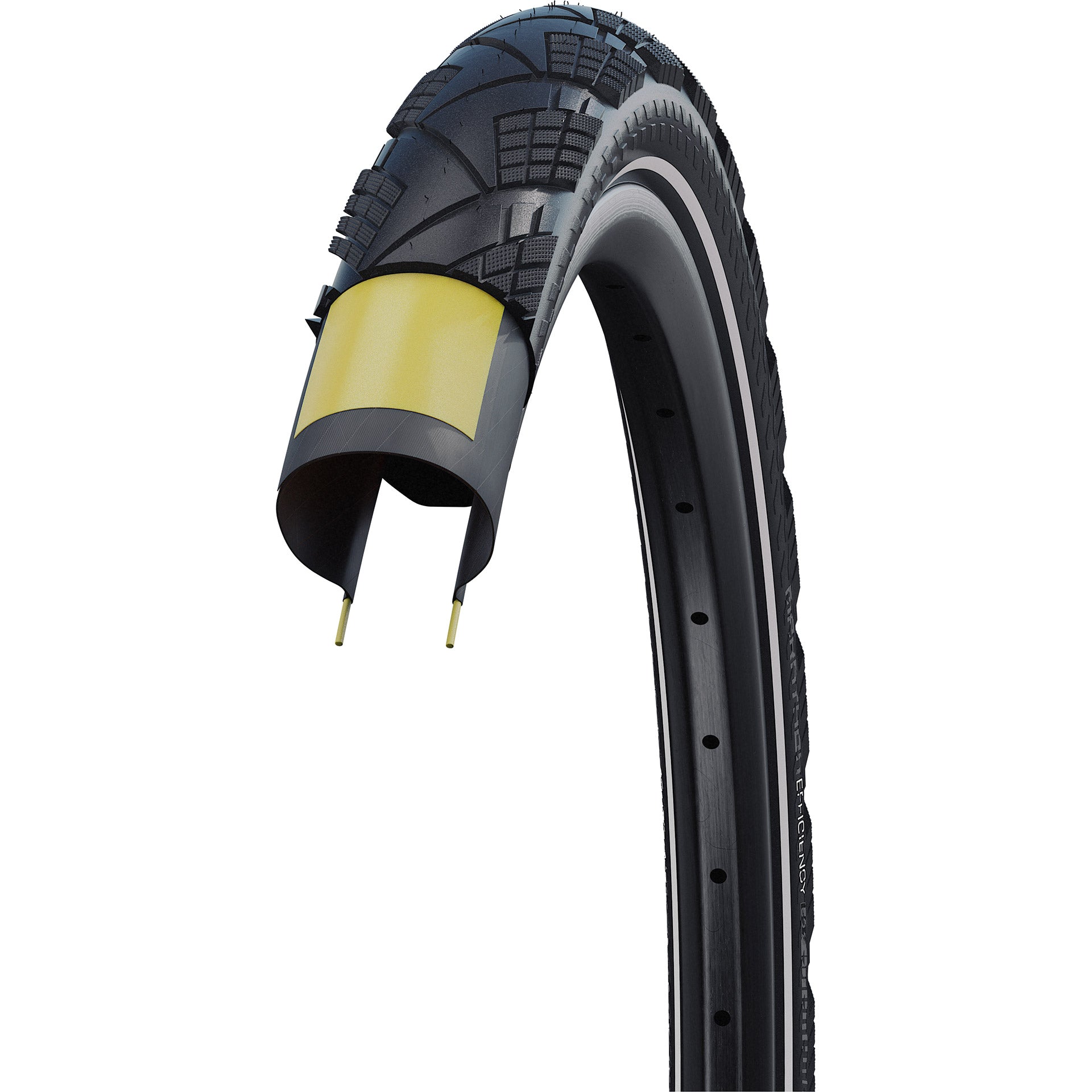 Schwalbe Marathon Efficiency Evo 60-584 +r Schwarzer Faltreifen