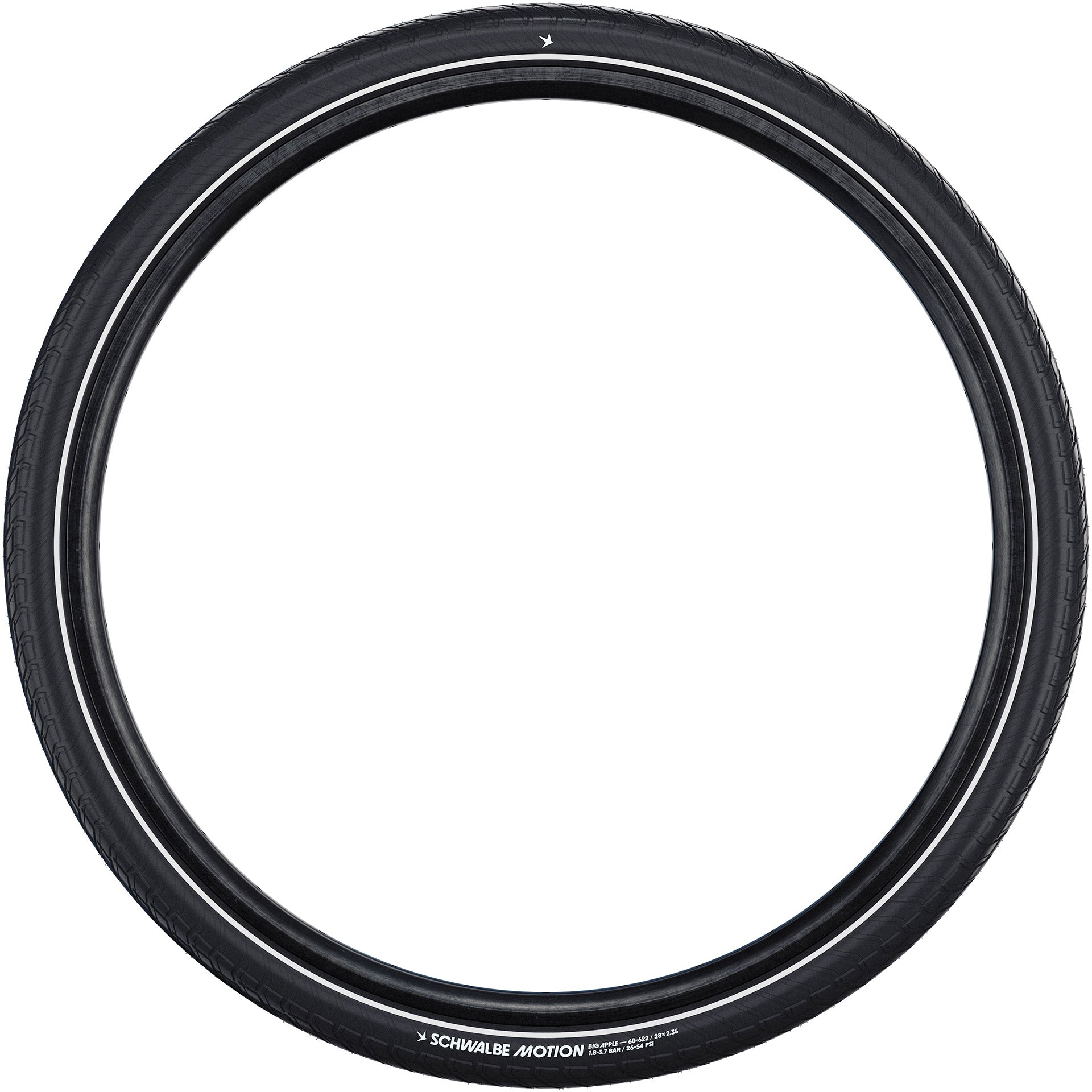 SCHWALBE Wired Tire Motion Big Apple 50-507 +R Schwarz