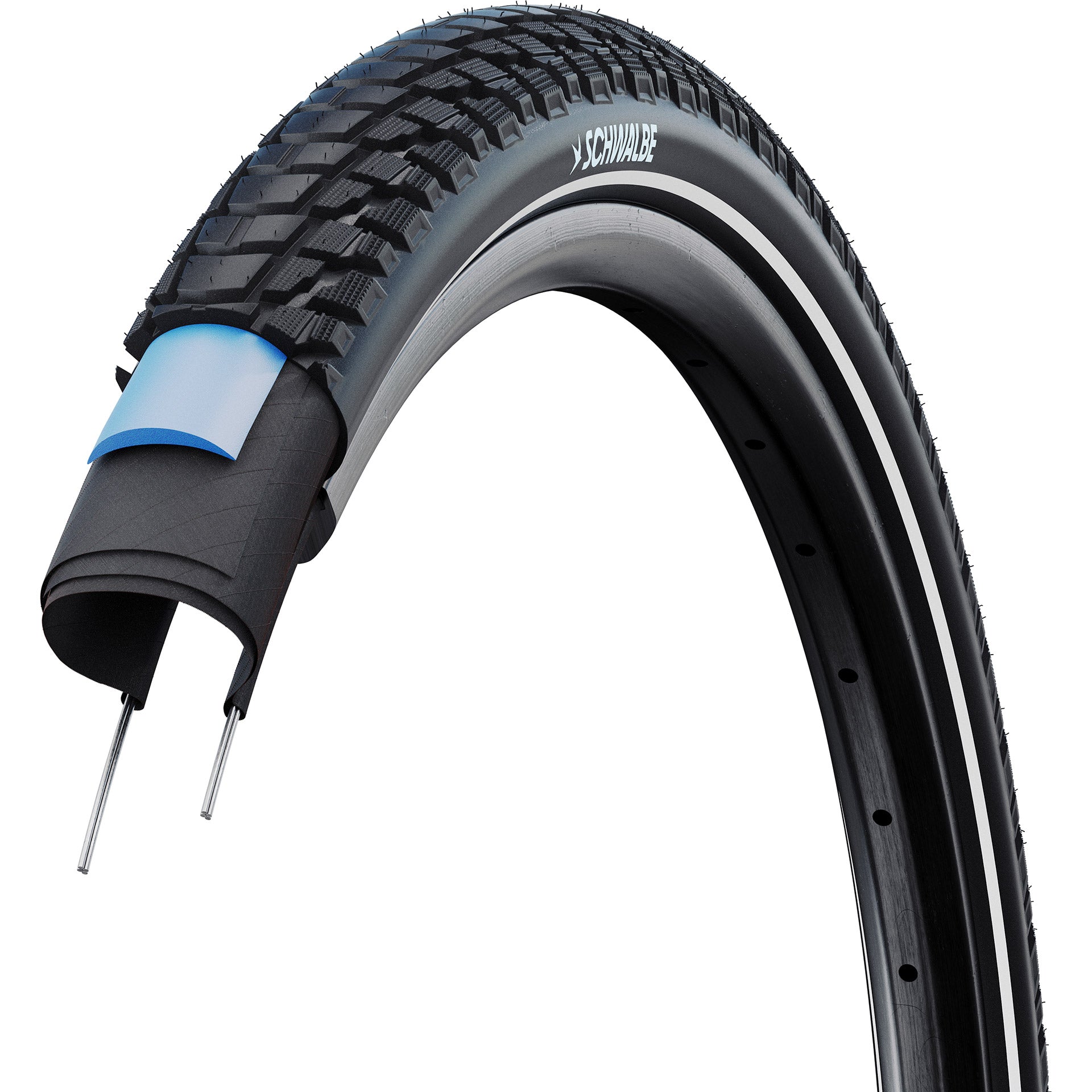 Schwalbe Marathon Plus Tour Perf 55-584 +R Drahtreifen schwarz