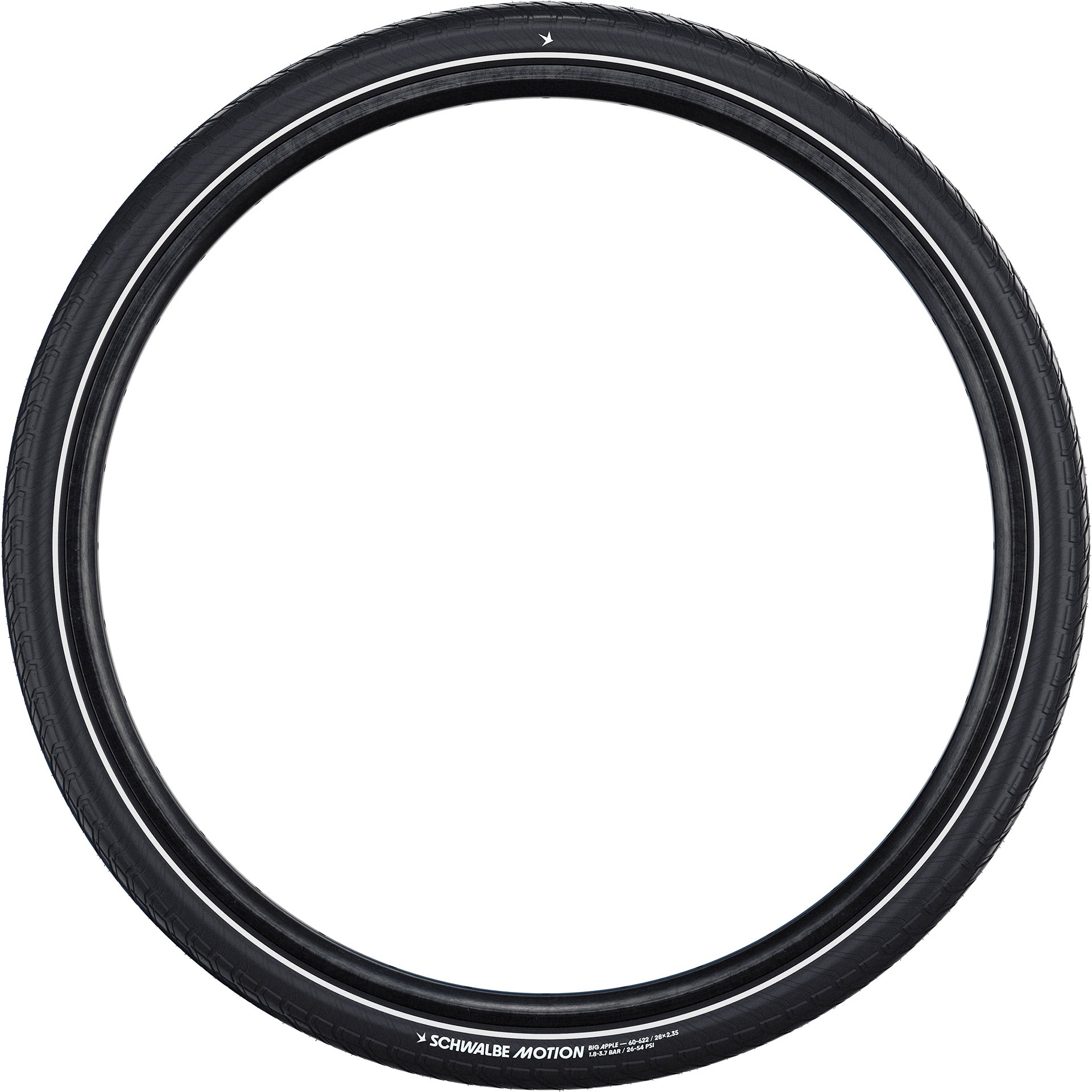 Schwalbe draadband motion big apple 60-622 +r zwart