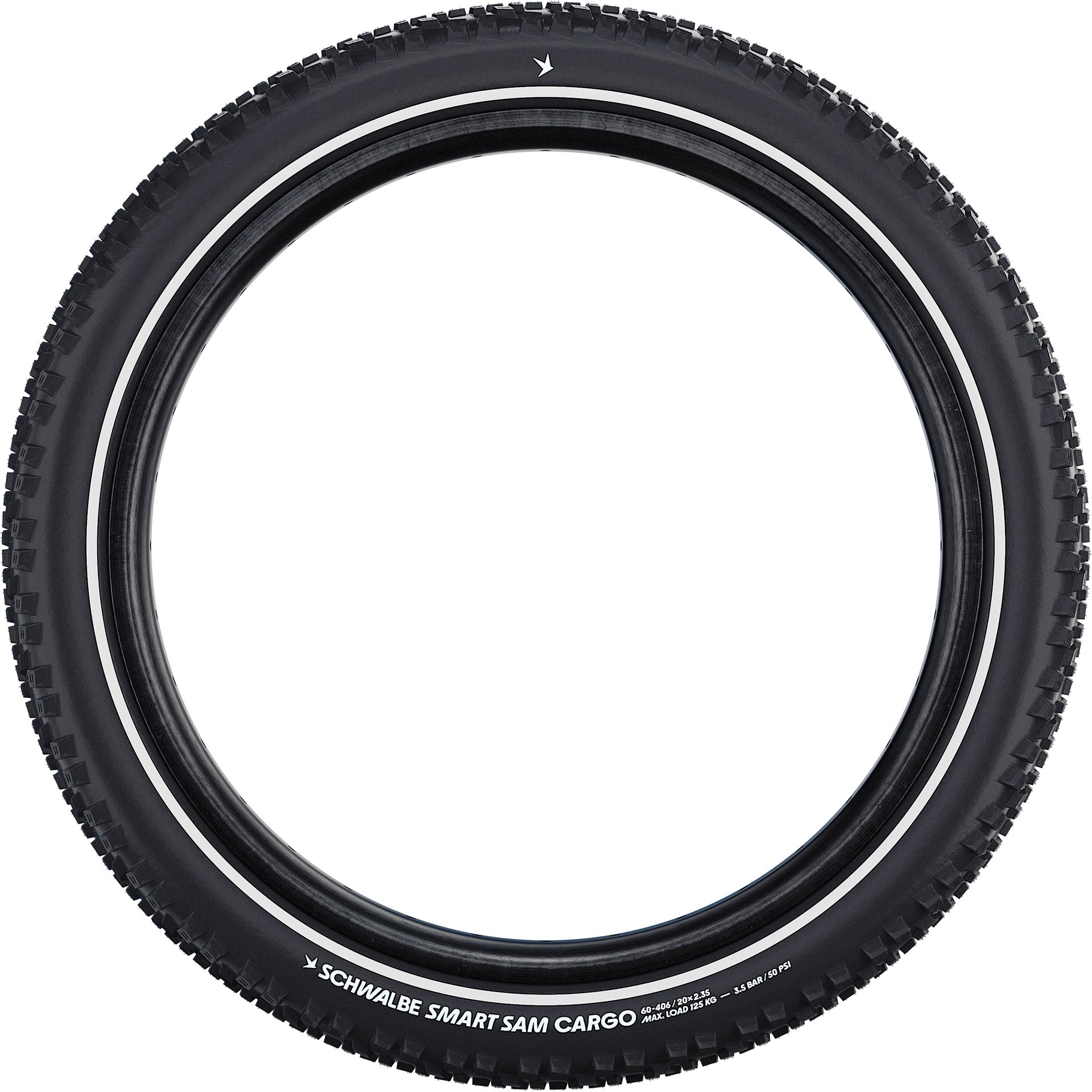 Schwalbe Drahtreifen Smart Sam Cargo Perf. 60-559 +R schwarz