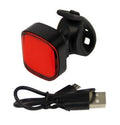 LED-Rückleuchte, robust, leistungsstark, quadratisch – USB-aufladbar