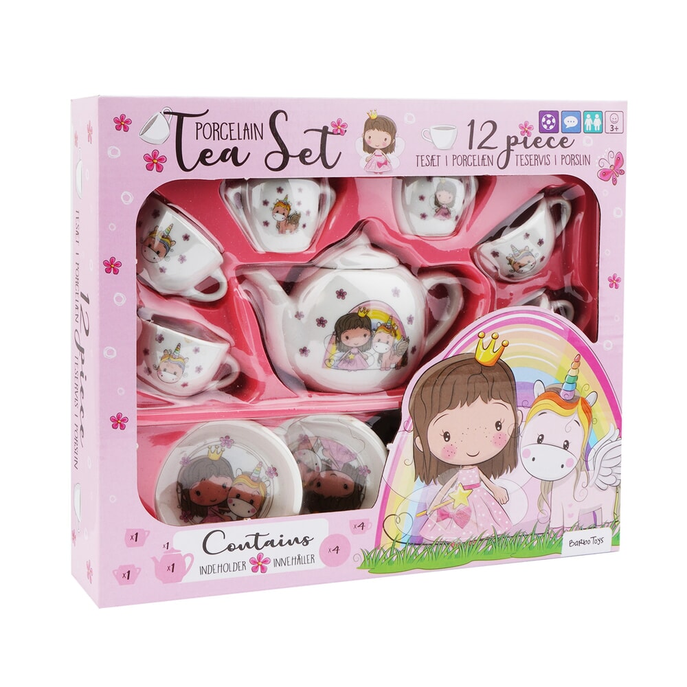 Barbo toys lillie en ellie - 12-delige porseleinen set (5200)
