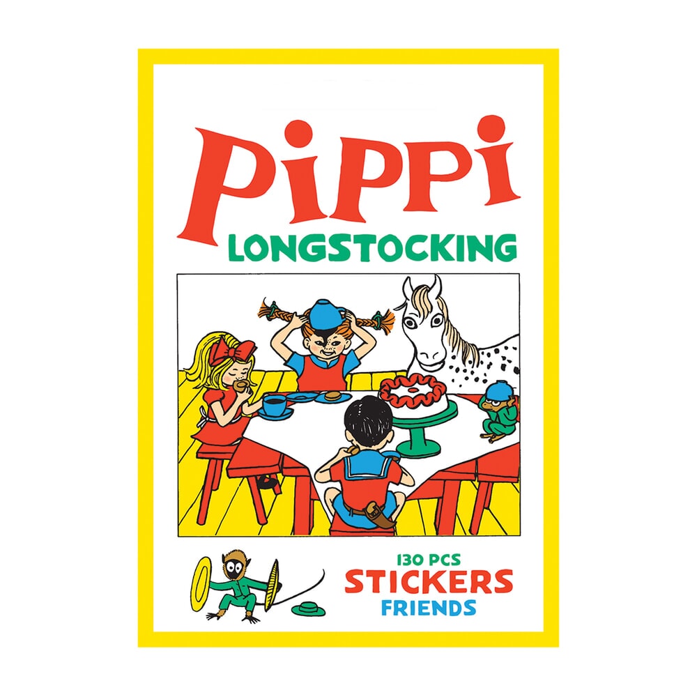 Barbo toys pippi stickers - vrienden met 130 stickers (8620)