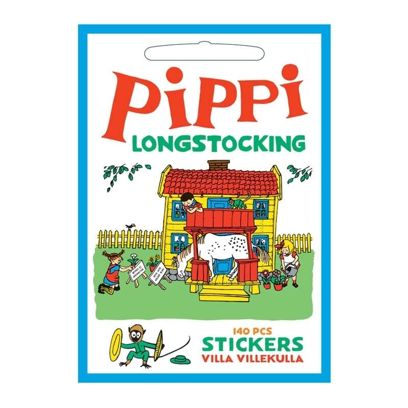 Barbo toys pippi stickers - villa villekulla met 140 stickers (8621)