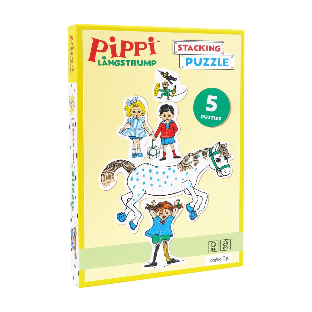 Barbo toys pippi stapelpuzzels (8632)