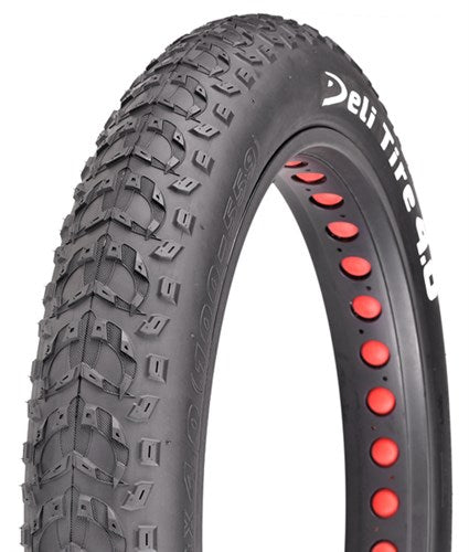 Hulzebos cycle parts b.v. buitenband deli 26x4.00 (zwart) fatbike