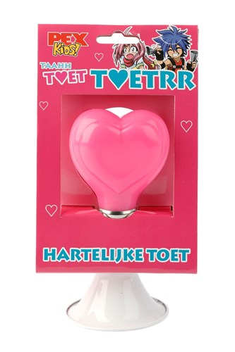 Pexkids Ballhorn Stahlweiß Rosa Herz