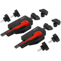Bessey horizontale neertrekspanner | voor boor d. 20 mm | 1 stuk - wns-set-mft - wns-set-mft