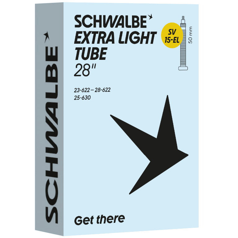 Schwalbe binnenband sv15-el 28 18 25-622 630 fv 50mm