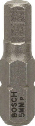 Bosch Zubehör-Bit extra hart Sechskant 5, 25 mm 3 Stück - 2607001726