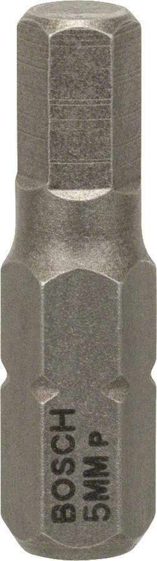 Bosch Zubehör-Bit extra hart Sechskant 5, 25 mm 3 Stück - 2607001726