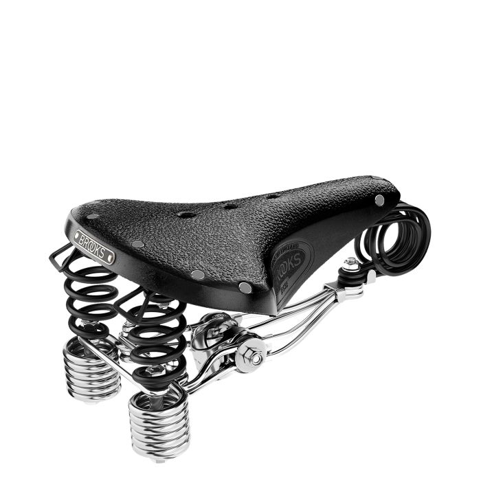 Brooks Sattel B135 Doppelfederung schwarz