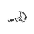 Brooks bracket backplate assembly - b72