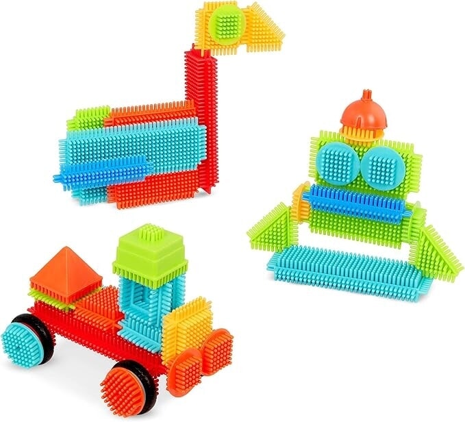 Bristle blocks in plastic ton 50 delig