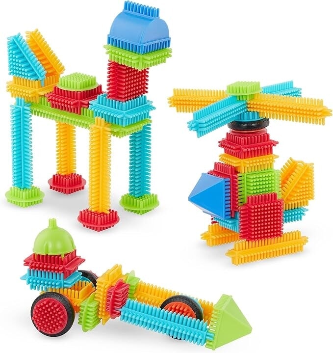 Bristle blocks in doos 56 delig