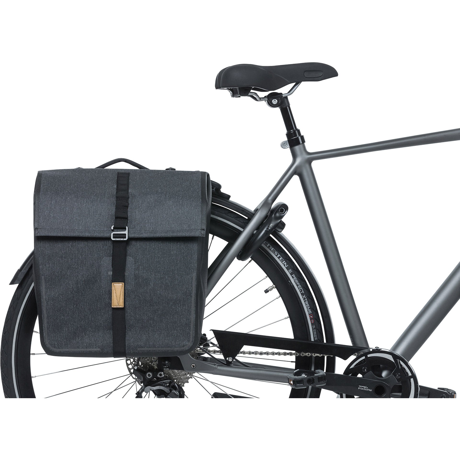 Basil Urban Dry MIK 50-Liter-Doppelgepäcktasche – Anthrazit