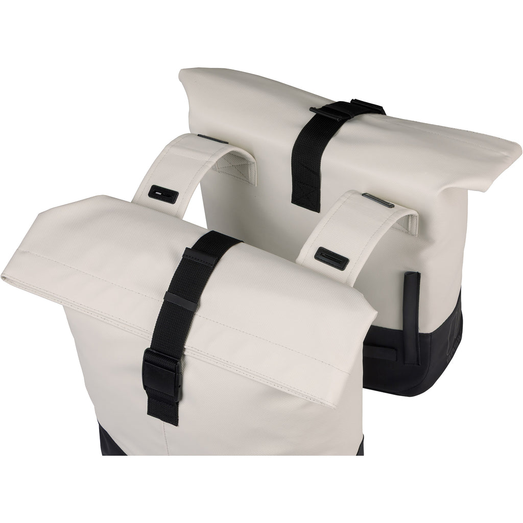 Basil Cove Doppel-Packtasche 28–32 l, 14 x 29 x 36 cm, weiß und schwarz