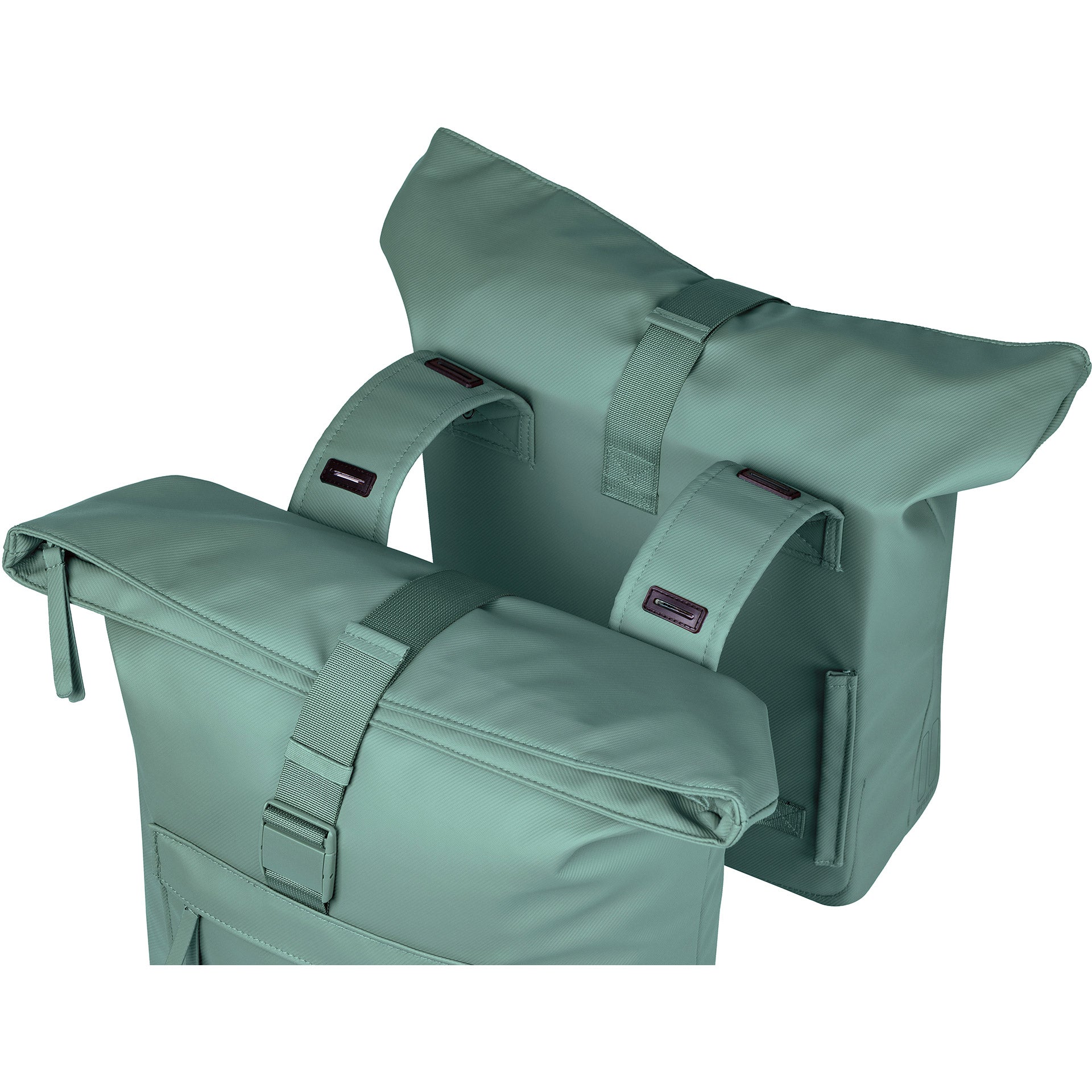 Basil Brooklyn 41L Doppel-Fahrradtasche - Grün (14 x 30 x 37 cm)