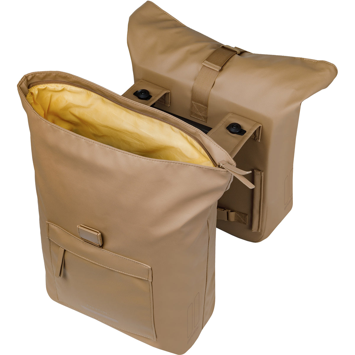 Basil Brooklyn MIK 41L Doppel-Packtasche, 14 x 30 x 37 cm, sand