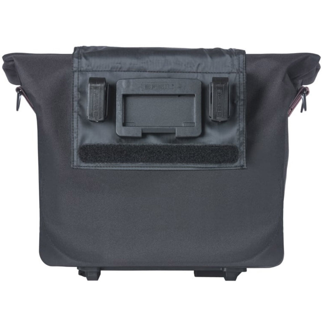 Basil City MIK Fahrradtasche, 8–11 Liter, 19 x 30 x 26 cm, schwarz