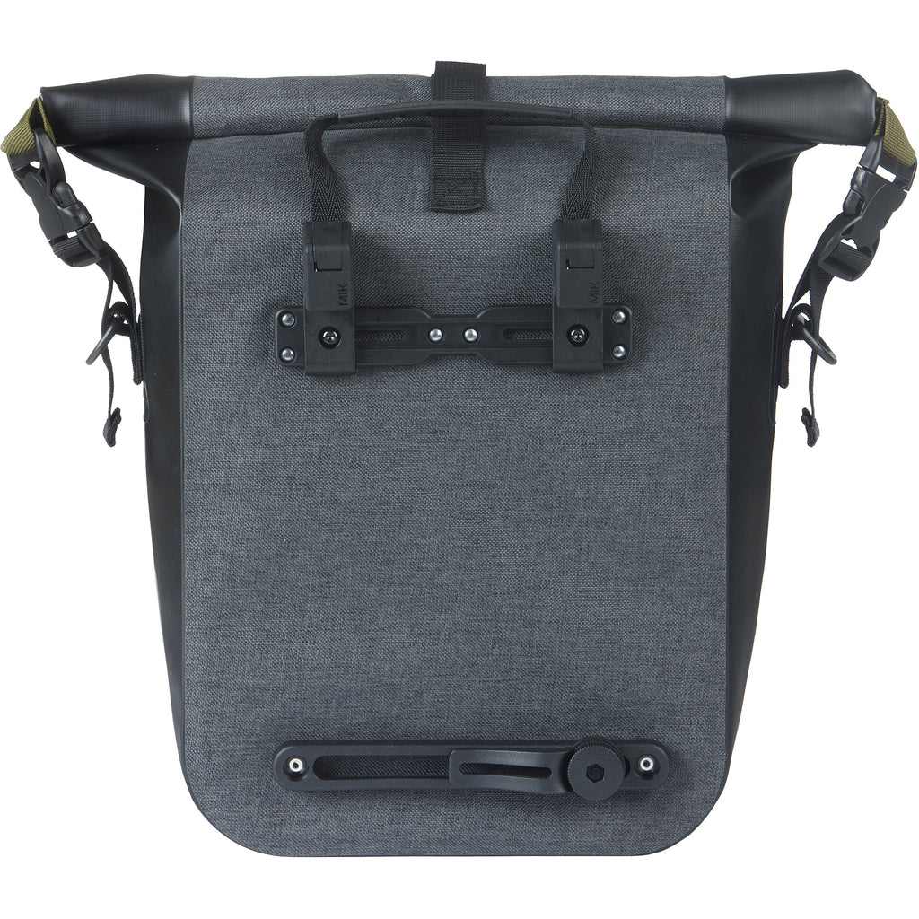 Basil enkele tas navigator storm m mik 12-15l 14 x 25 x 36 cm - zwart
