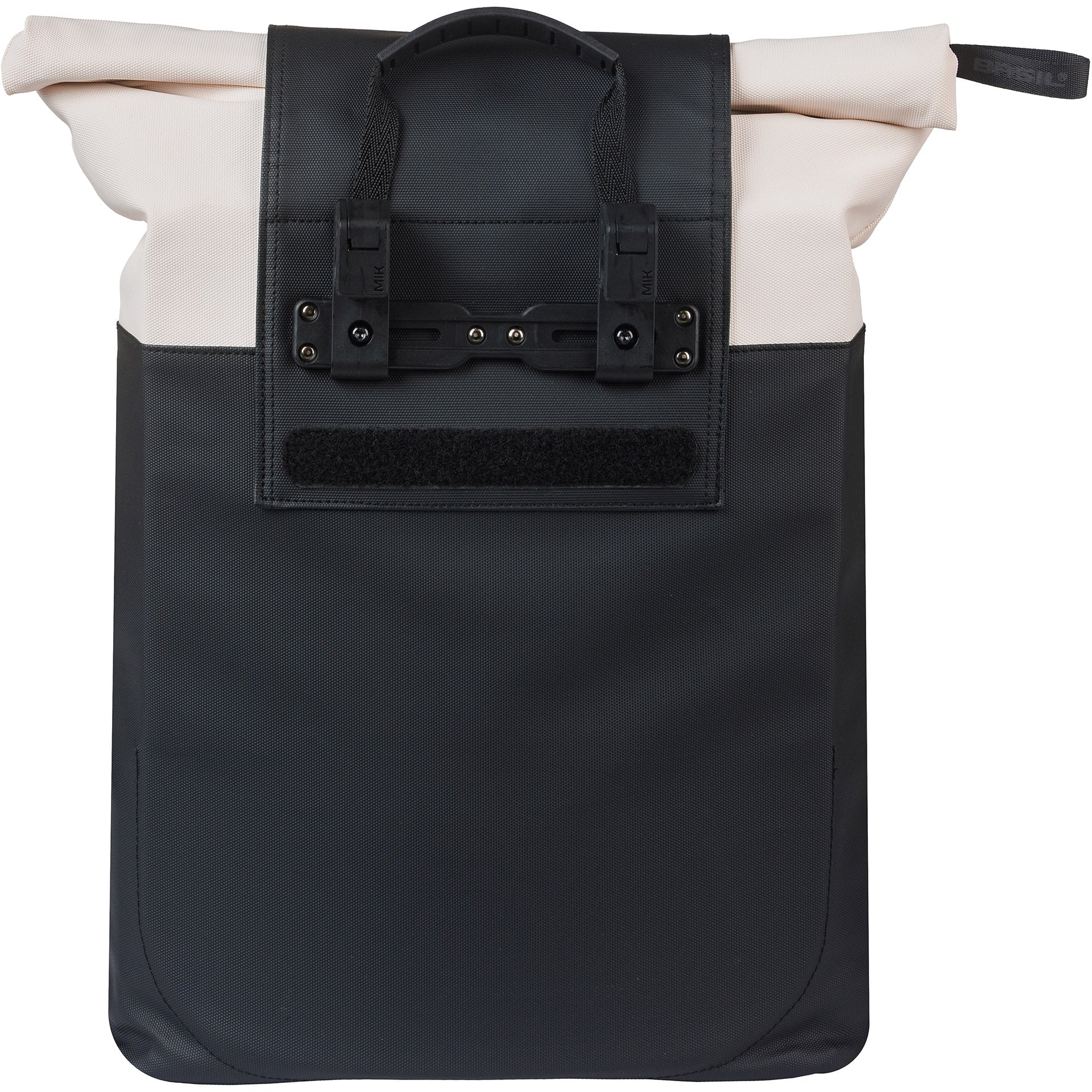 Basil Vive MIK 15-20L Fahrradtasche, 11 x 29 x 34 cm, schwarz-weiß