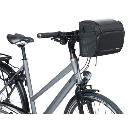 Basil Move KF Lenkertasche, 7–8 Liter, 17 x 23 x 20 cm, schwarz