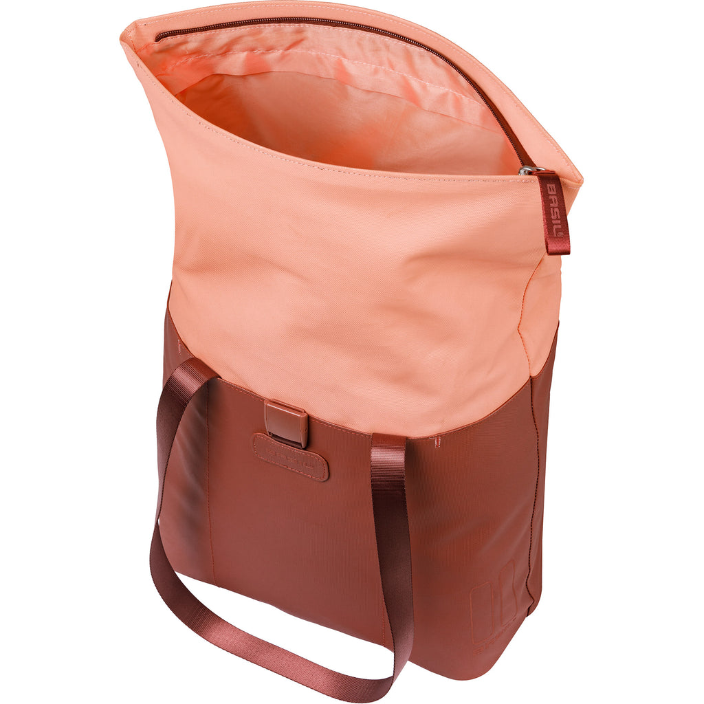 Basil b.v. tas basil vive shopper bordeaux roze | mik hooks | 20l