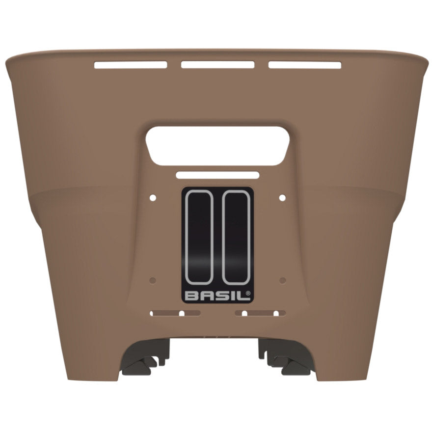 Basil Cento Neo WSL Fahrradkorb für hinten, 46 x 23 x 14 cm - sand