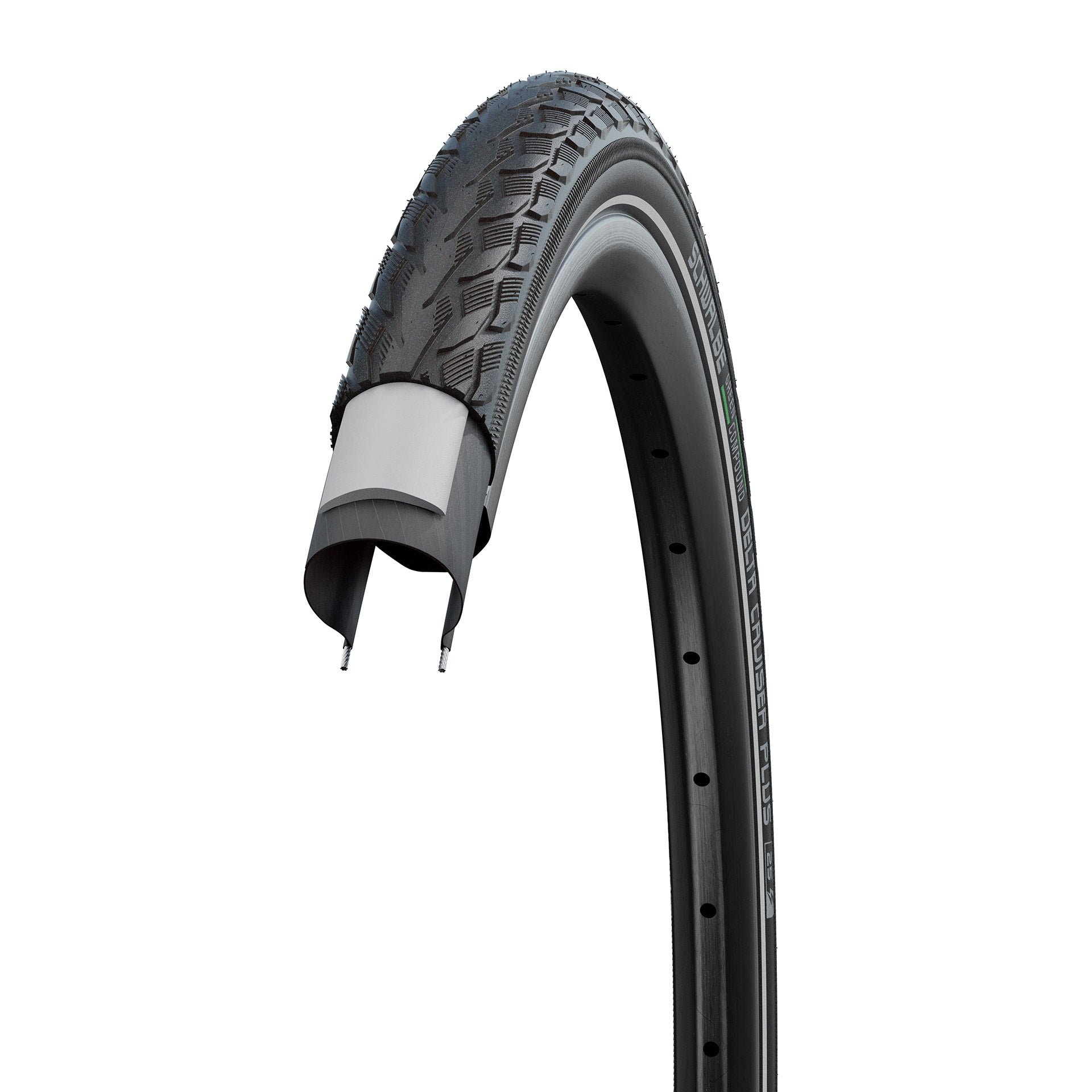 Schwalbe Drahtreifen Delta Cruiser Plus ACT 37-622 +R braun
