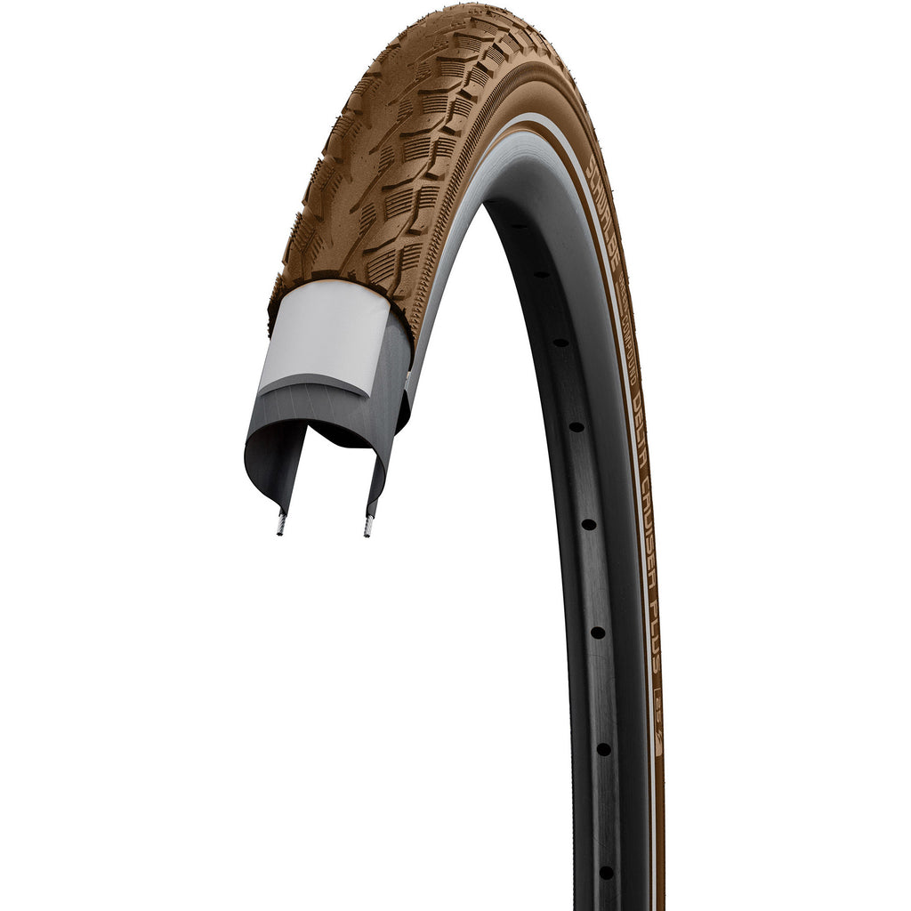 Schwalbe Drahtreifen Delta Cruiser Plus ACT 37-622 +R braun