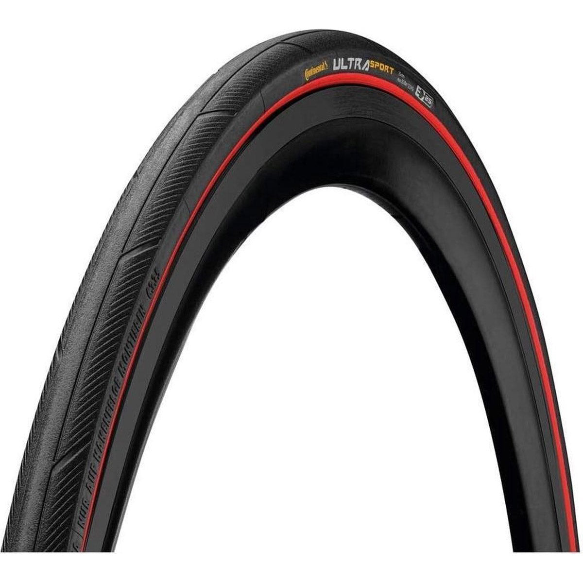 Continental 25-622 ultra sport iii zwart-rood vouw 0150463