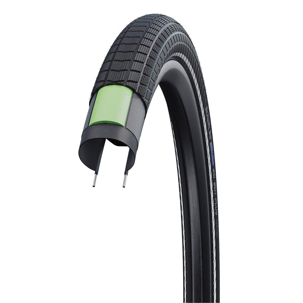 buitenband 28 x 2.00 (50-622) Big Ben Plus reflectie zwart