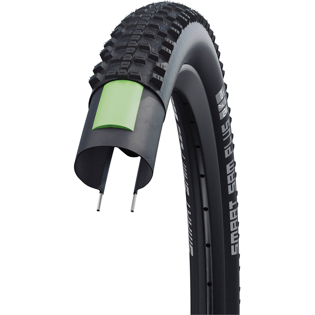 Schwalbe Drahtreifen Smart Sam Active 47-355 schwarz