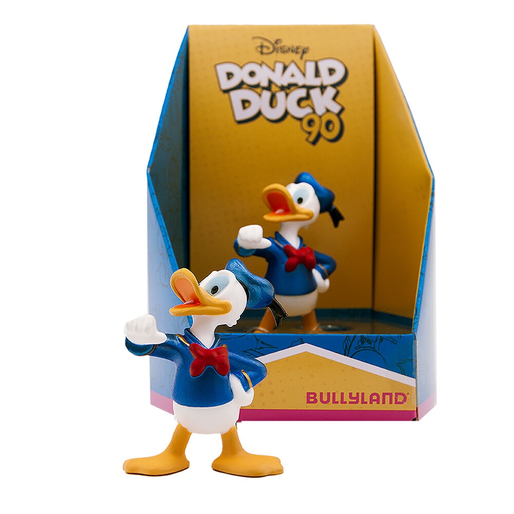 Bullyland disney donald 90e verjaardag geschenkdoos speciaal schilderij (15089)
